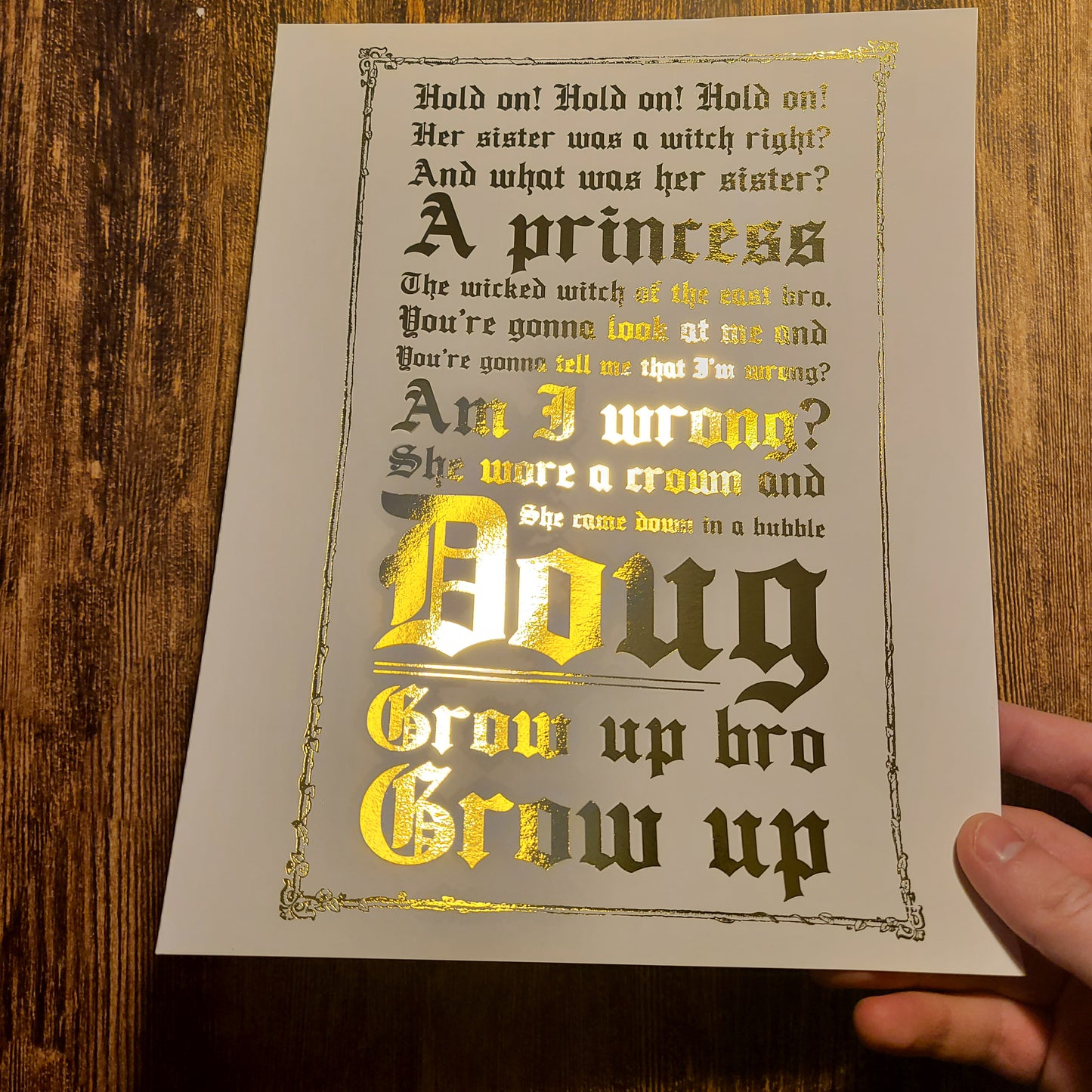 Wicked Witch of the East Bro - Print
